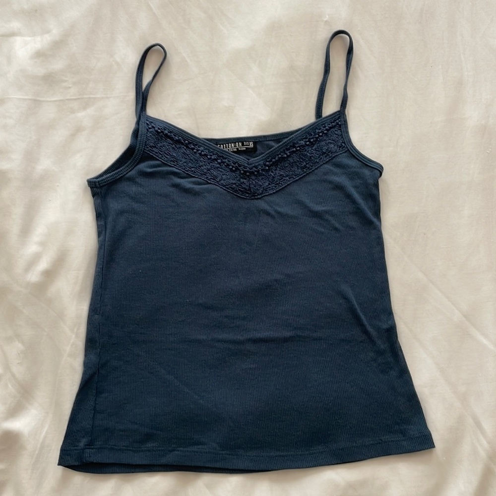 Cotton On blue tank top